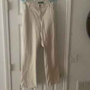 Lauren Lauren Jeans co.  LRL Jeans size 20W worn one time cream color perfect